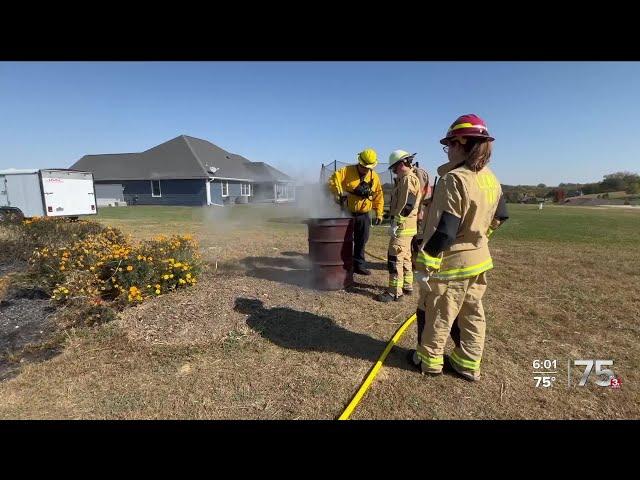 Grass fire risk high in Loess Hills; volunteer fire department on alert