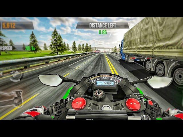 Traffic Rider game play with new update and bike is Kawasaki Ninja H2R baike 