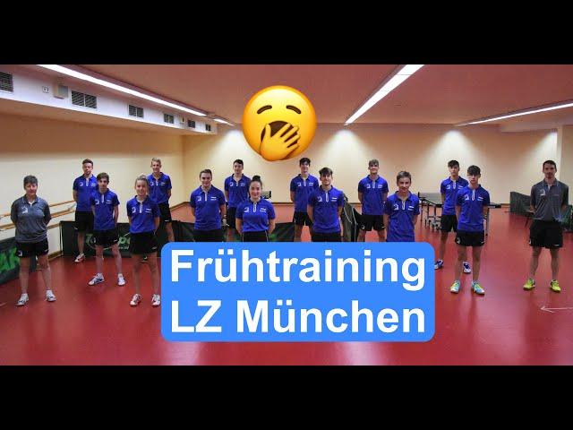 Frühes Training am LZ München 