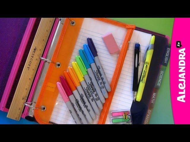 Back to School Organization: How to Organize Your Binder & Supplies