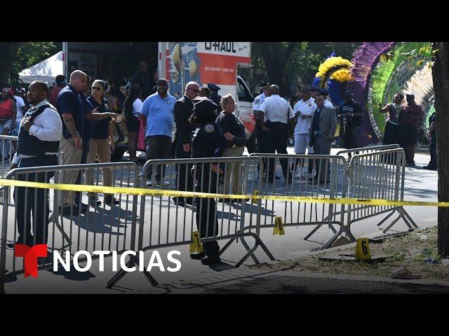 Tiroteo durante un desfile en Nueva York deja cinco heridos | Noticias Telemundo