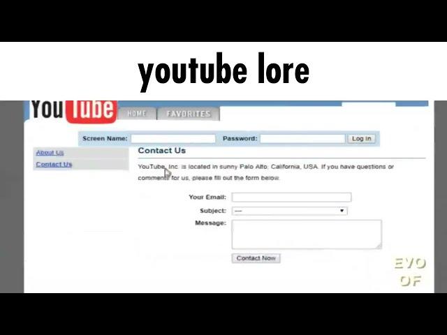 youtube lore