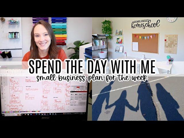 SPEND SUNDAY WITH ME- Small Business Updates, Homeschooling, Plan For The Week