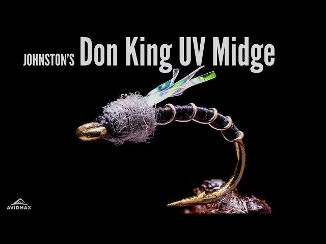 How to tie Johnston's Don King UV Midge | Fly Tying Tutorial