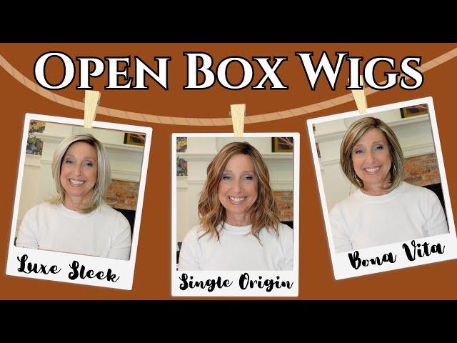 Open Box Wigs | 3 Belle Tress, 2 Rene of Paris