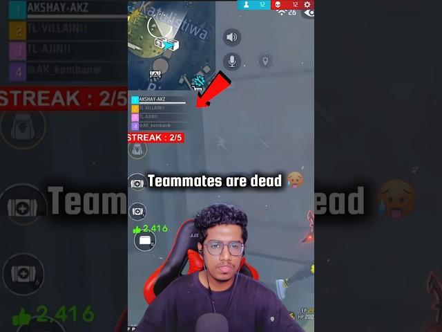 Hacker Level  1v12  100% Pressure Situation #garenafreefire #freefire #shorts