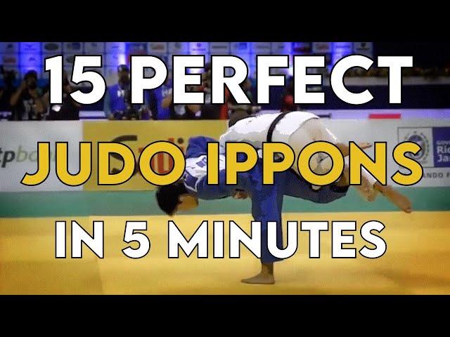 15 Perfect Judo Ippons in 5 Minutes