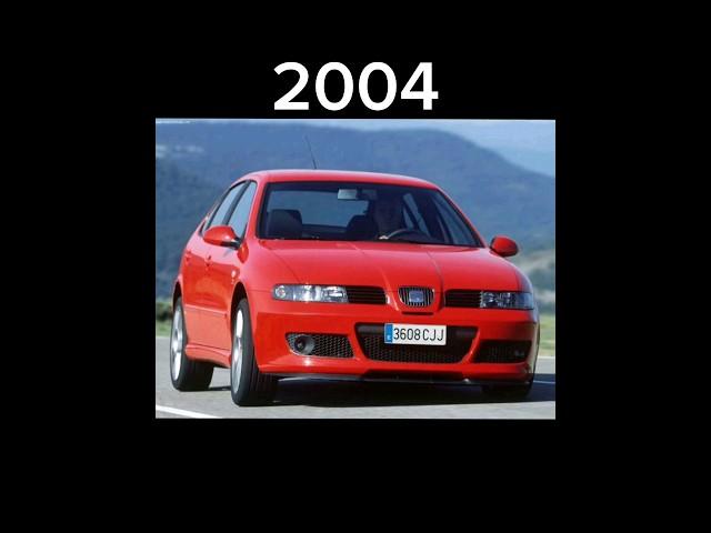 Evolution Of SEAT LEON (1999-2023)#evolution #seat #leon #cars #shorts