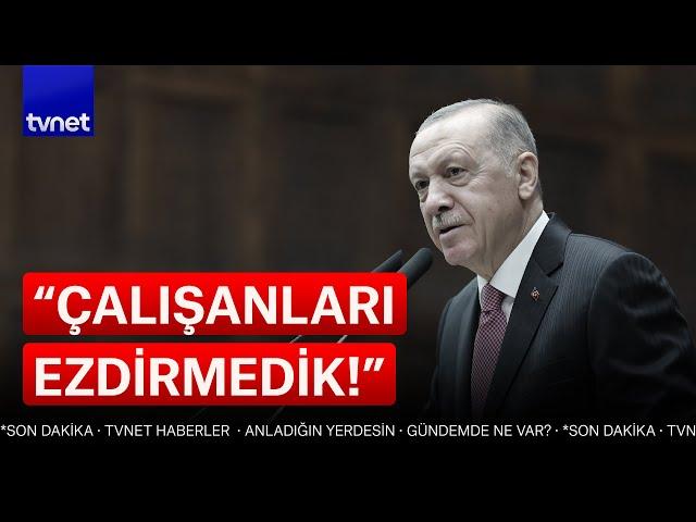 Cumhurbaşkanı Erdoğan'dan asgari ücret açıklaması!