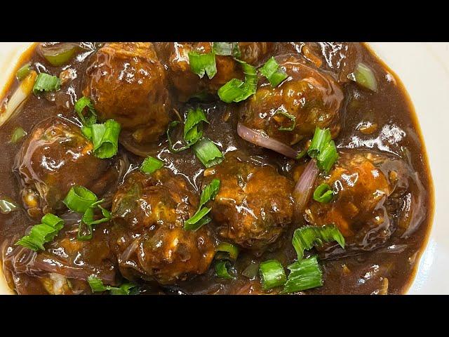 Street Style Veg Manchurian  || Easy And Quick Street Style Manchurian || Zaikedarkitchen