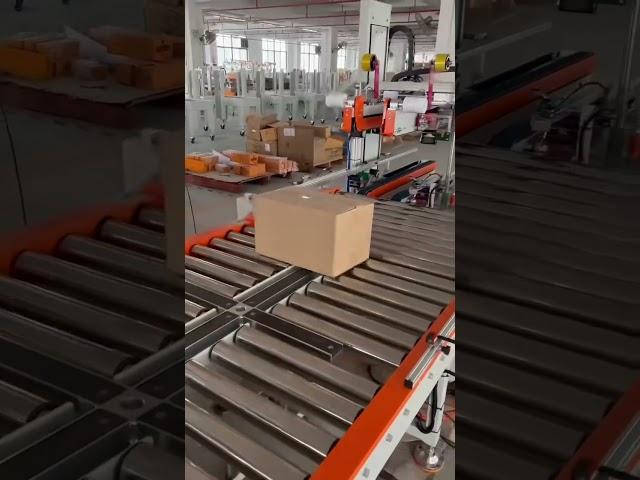 Automatic carton sealing machine.#machine  #packaging#factory #carton #warehouse #disturbing