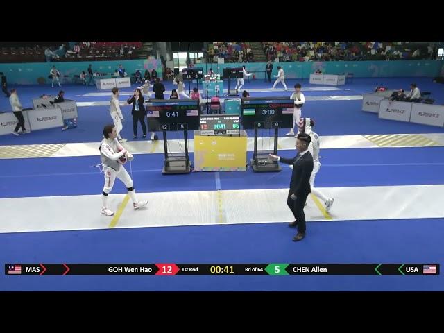 Wuxi Worlds 2025 JMF - L64 - Goh Wen Hao MAS v Allen Chen USA