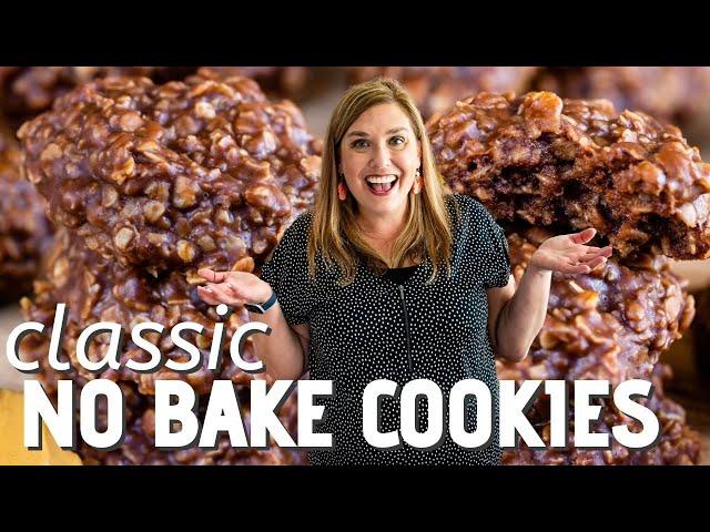 CLASSIC NO BAKE COOKIES (Chocolate Peanut Butter)