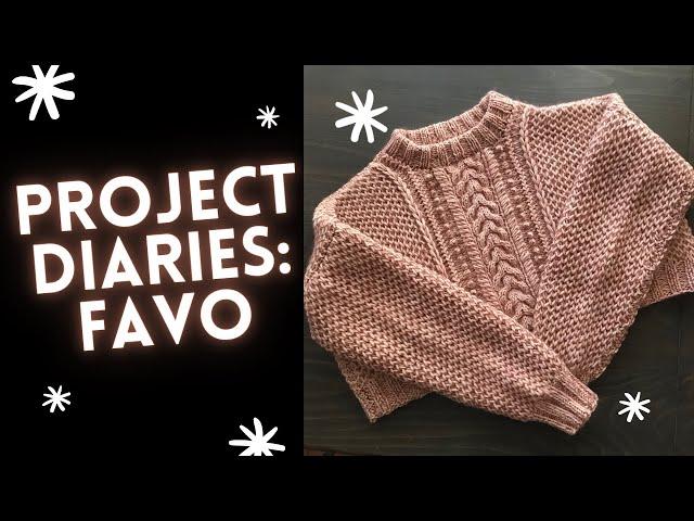 MEL MAKES STUFF Project Diaries: Favo Sweater by Fiber Tales