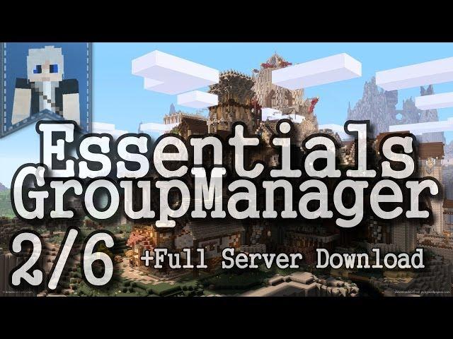 Essentials Groupmanager | Bukkit Server Plugin | 2/6 | German | HD