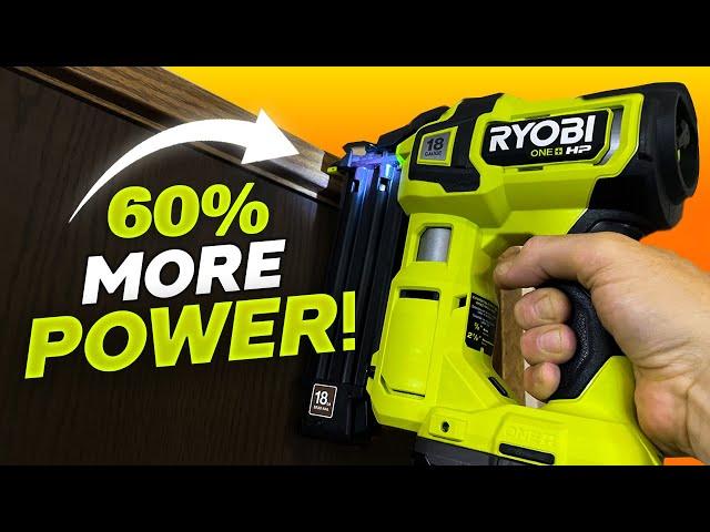 NEW RYOBI HP 18-GAUGE BRAD NAILER PUT TO THE TEST!