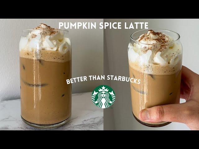 THE BEST Pumpkin Spice Latte Recipe without syrups  Better & Cheaper than Starbucks!!