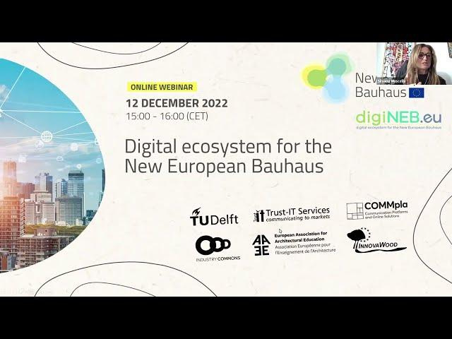 Digital ecosystem for the New European Bauhaus (NEB) - Webinar #1