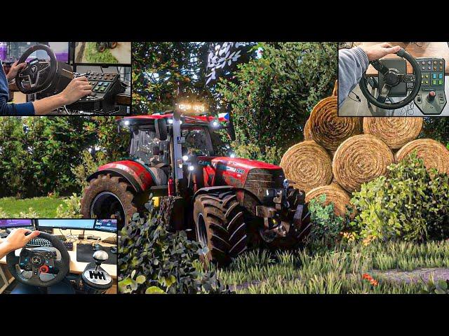 Farming Simulator 22 Thrustmaster T248, Logitech G29 and Logitech G Saitek Steering Wheel Gameplay