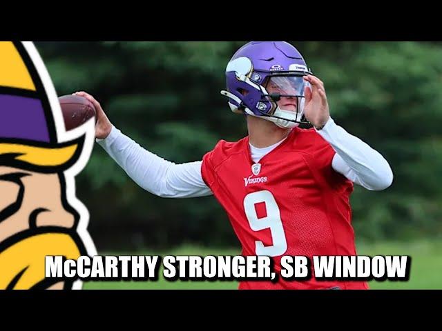 FOWLER: JJ McCarthy Looking A LOT Stronger, Vikings See a 3-Year Super Bowl Window
