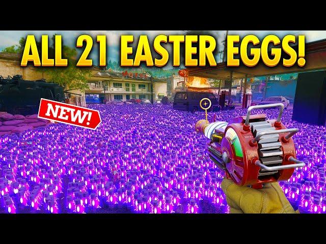 ALL 21 SIDE EASTER EGGS IN LIBERTY FALLS (BLACK OPS 6 ZOMBIES)