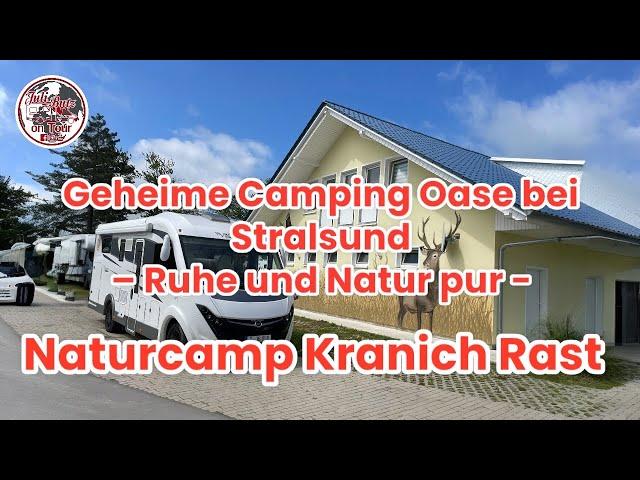 Camping-Oase „Naturcamp Kranich Rast“ Natur&Ruhe und Stralsund zum greifen nah #camping