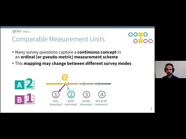 Harmonising survey data across different survey modes