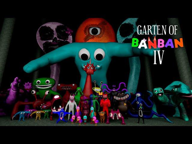 Garten of BanBan 4 - ALL NEW BOSSES + ENDING (FULL GAMEPLAY)