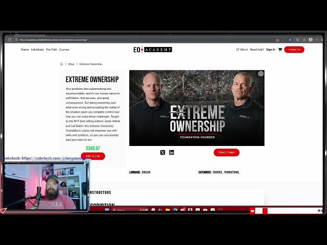 Jocko Wilink's Extreme Ownership