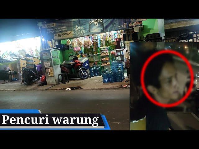 pencuri warung rokok