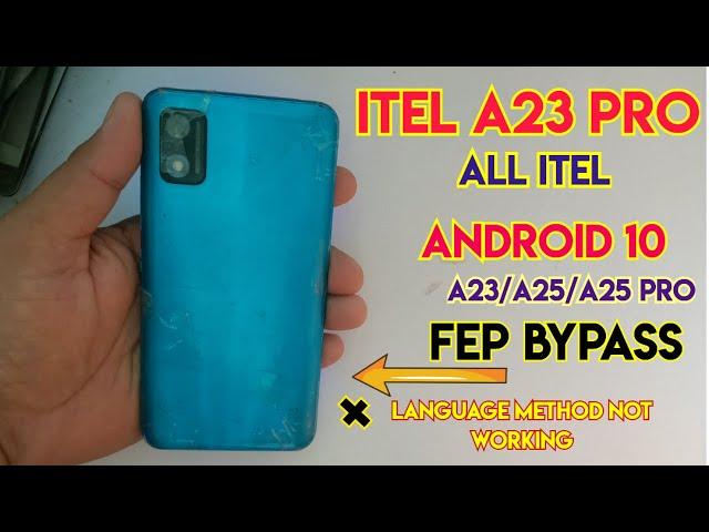 Itel A23 pro frp bypass Android 10 | Itel Android 10 frp bypass  | Itel L5002 frp  unlock | A23 frp