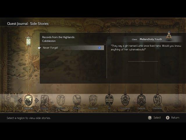 Octopath Traveler - Cobbleston's Side Story - Never Forget