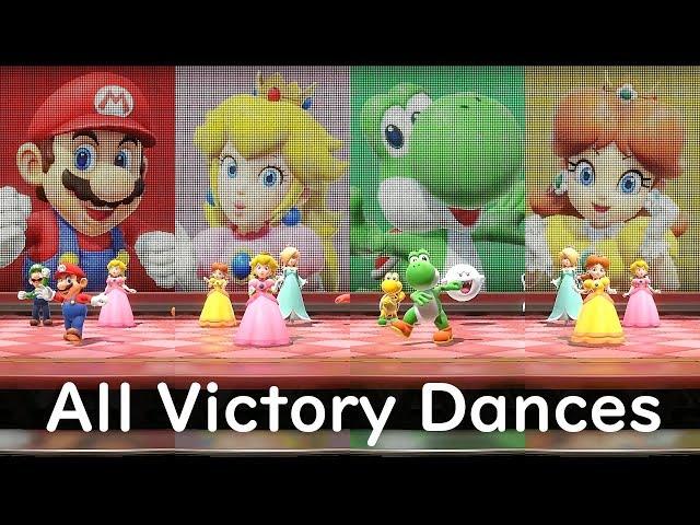 Super Mario Party All Characters Victory Dances