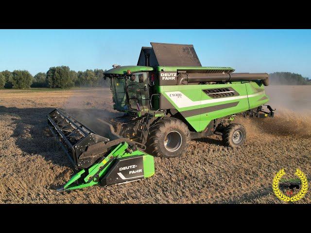 Deutz Fahr C9306 TS Mädrescher | Weizenernte | Claas Axion