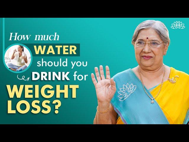 Drink WATER for Weight Loss | When & How to Drink Water | Cold or Warm for Fat Loss | Dr Hansaji