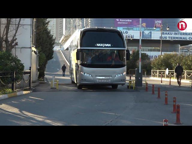 “BakuBus”ın Naxçıvan istiqamətində ilk avtobusu yola düşüb