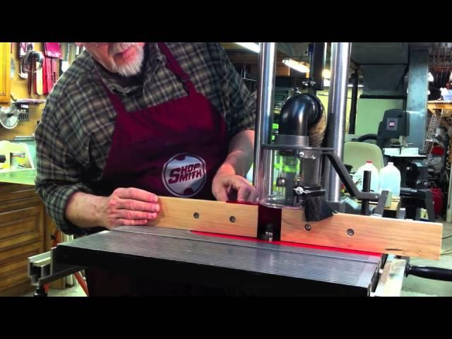 How to Use the Shaper Fence on a Shopsmith - ShopsmithDoug