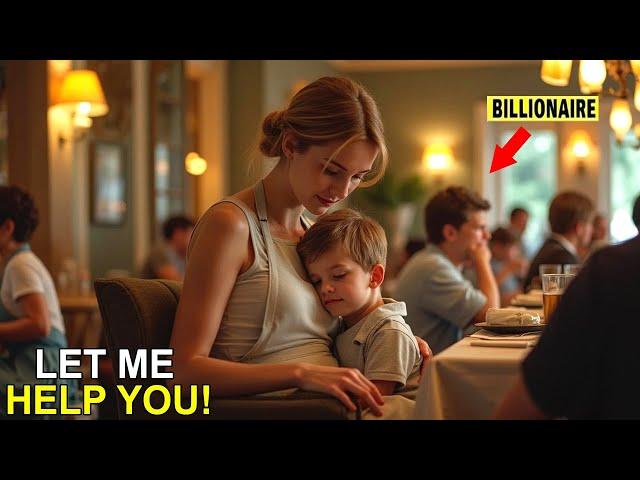 Billionaire Dad Sees Waitress Let Disabled Son Climb Into Her Lap — Then Changes Her Life