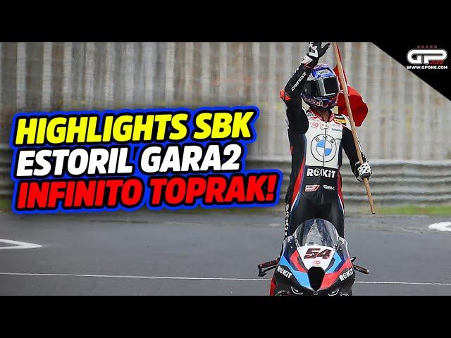 Highlights SBK Estoril Gara2: Toprak infinito, Petrucci campione