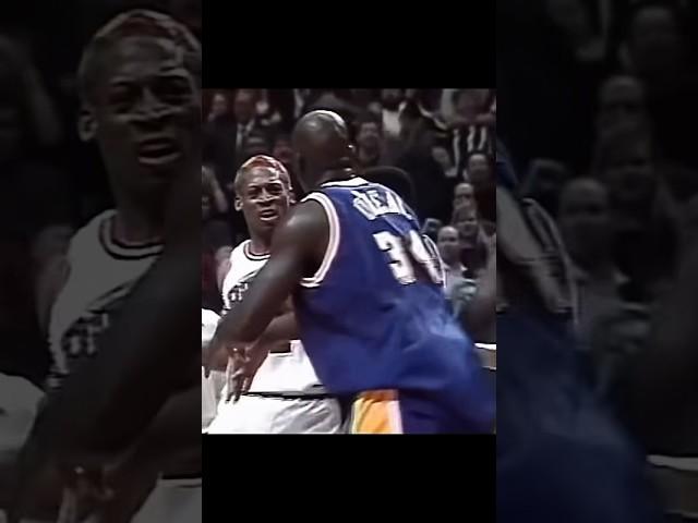 Shaq Vs Dennis Rodman  #nba #basketball #shorts #shaq #dennisrodman