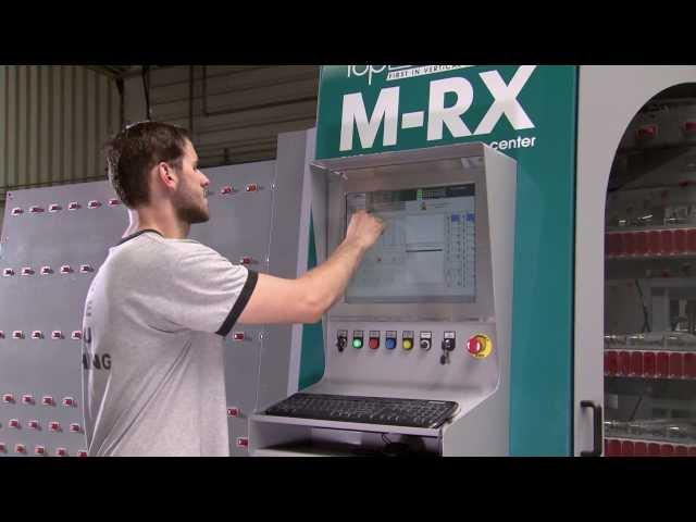 topDRILL M-RX 130 vertical CNC glass milling and drilling machine