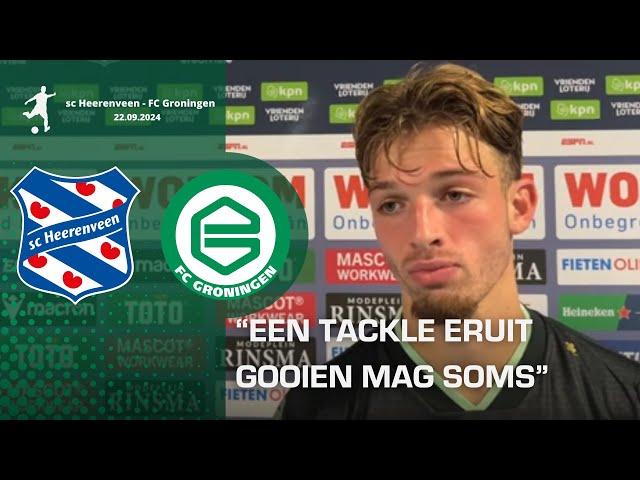 Luciano Valente scoort maar baalt van verlies FC Groningen in Heerenveen