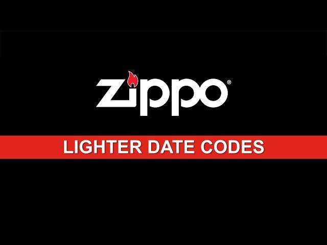 Zippo Instructional: Lighter Date Codes