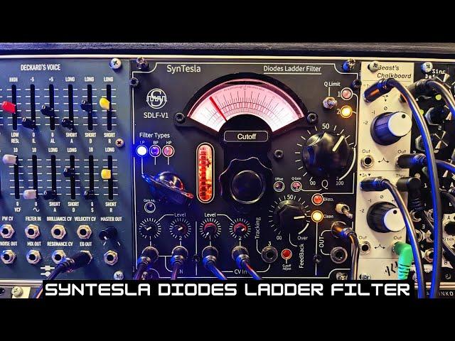 The best looking eurorack filter? SynTesla SDLF-V1