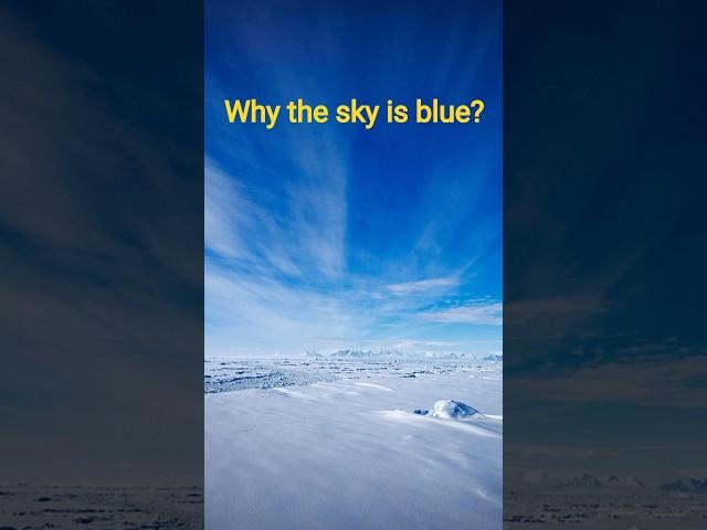 Why sky is blue? #sciencefacts #universe #science #earth #sky