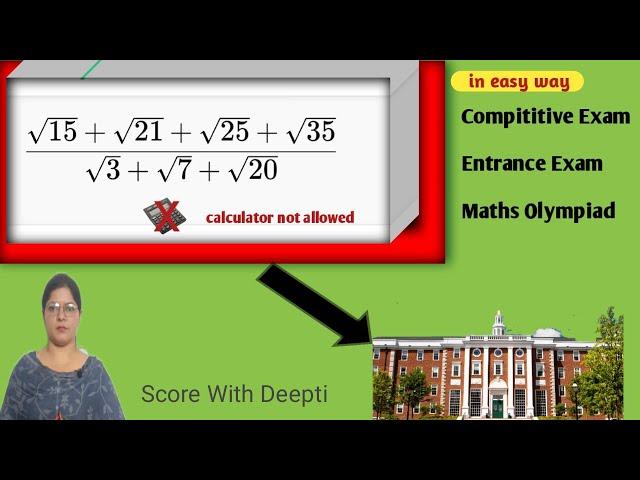 A nice Radical Math Olympiad  | A Tricky Sat Radical Equation | Calculator not allowed | Sscmts