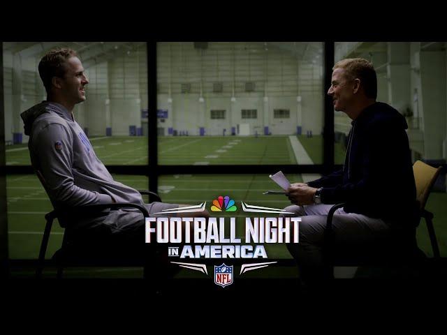 Lions' Jared Goff is making a career of overcoming adversity | FNIA | NFL on NBC (FULL INTERVIEW)