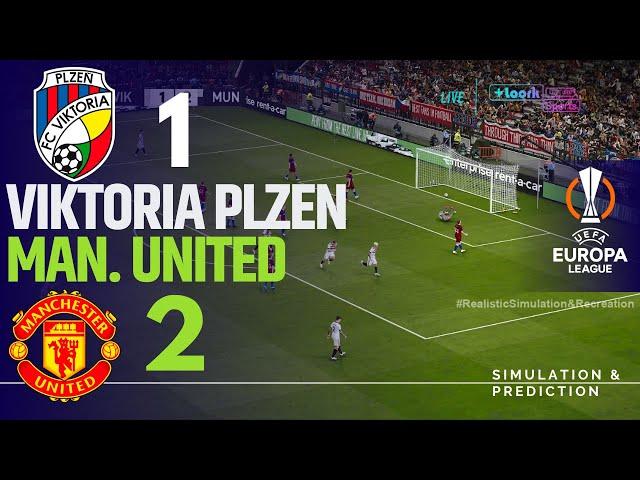 VIKTORIA PLZEN 1-2 MANCHESTER UNITED • Highlights • Europa League 24/25 | Simulation/Recreation