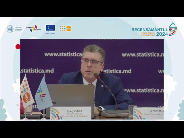 Prezentarea rezultatelor preliminare al Recensământului populației și locuințelor 2024