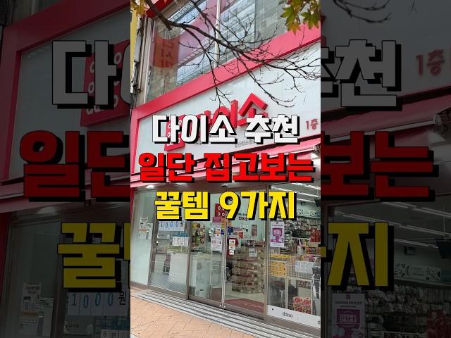 다이소 추천 꿀템 Top.9 #다이소추천템